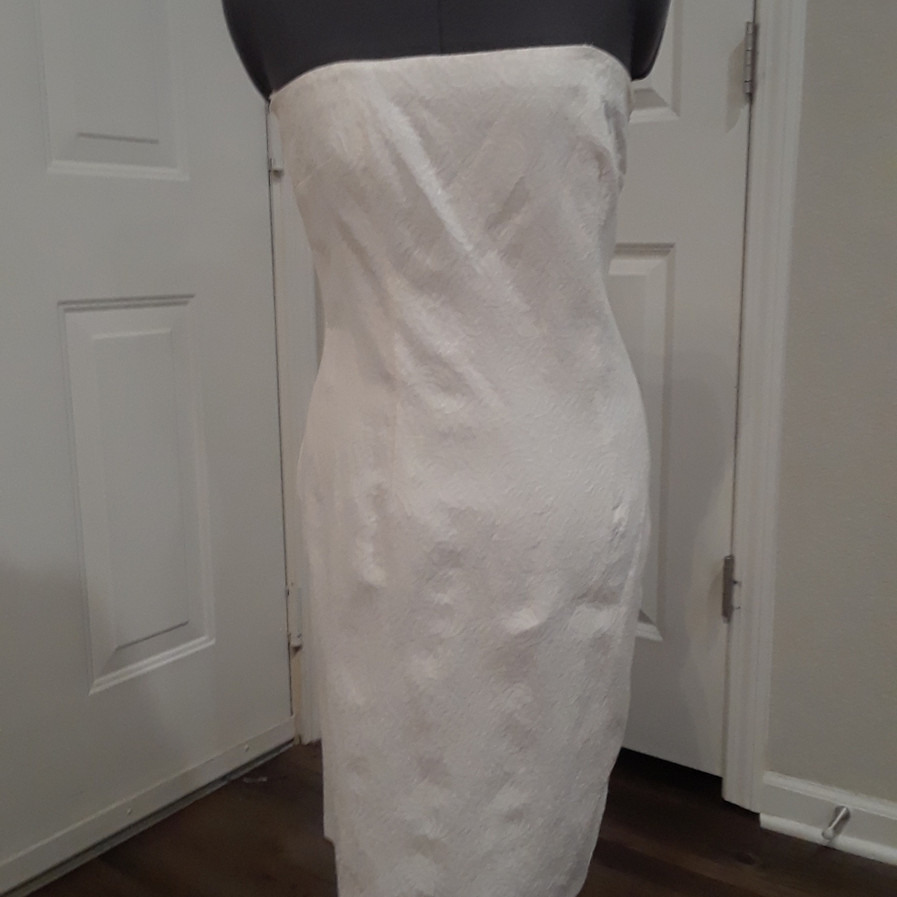 White House Black Market Strapless Dress